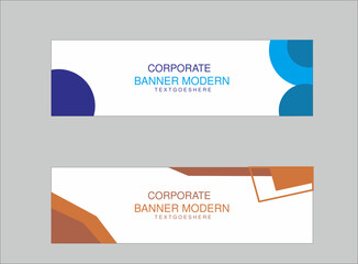 Modern Banner Vector