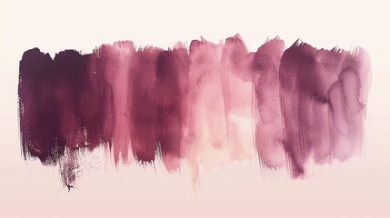 Wall Mural - An abstract watercolor painting with shades of pink and purple.