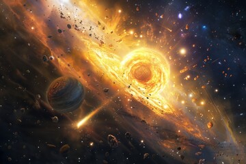 Beautiful Outer Space View