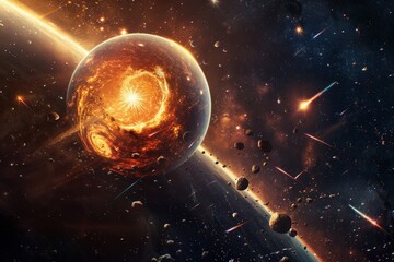 beautiful outer space view