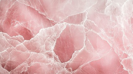 Poster - Close-up of Pink Marble with Intricate Veining