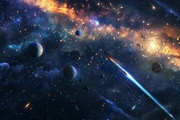 beautiful outer space view