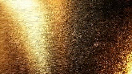 Poster - Abstract Golden Texture with Lines and Glowing Highlights