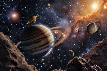 Beautiful Outer Space View