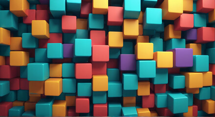 Wall Mural - abstract colorful background