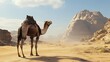 © idealxone - Camel in the Wadi Rum Desert