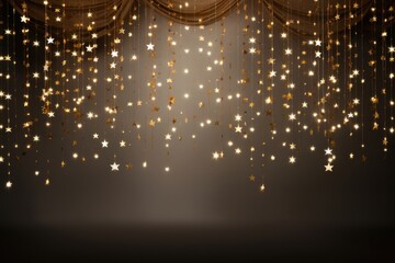 Wall Mural - Happy new year backdrop backgrounds chandelier lighting.