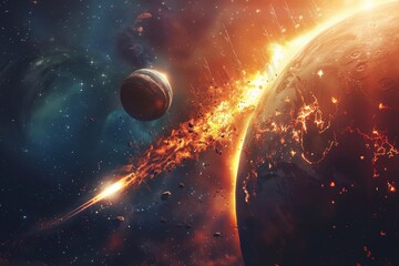 beautiful outer space view