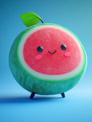 Poster - Cute Watermelon Character.