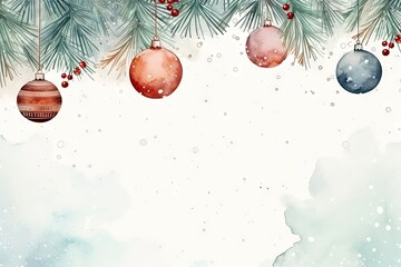 Canvas Print - Christmas background backgrounds outdoors nature.