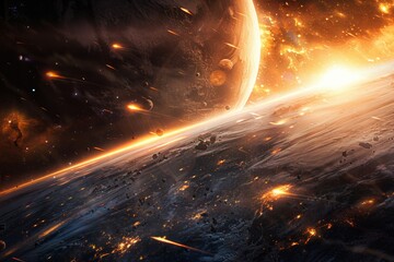 beautiful outer space view