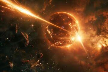 beautiful outer space view
