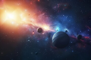 beautiful outer space view