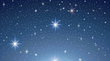 Wall Mural - Vector_Star_field_night_sky_Space_background