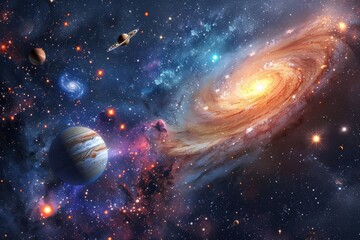 beautiful outer space view