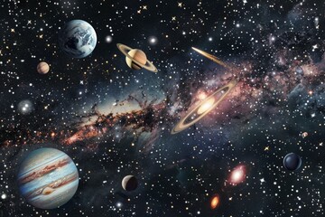 Beautiful Outer Space View