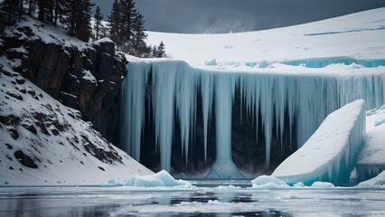 ice, snow, iceberg