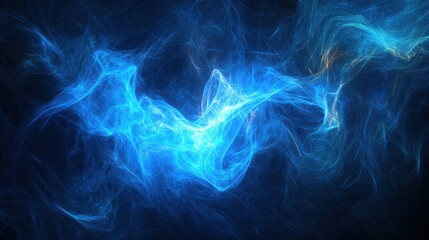 Wall Mural - electric blue dynamic energy abstract background