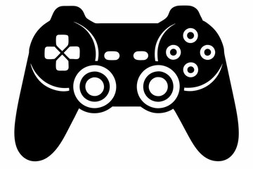 Wall Mural - Gamepad icon. Game controller silhouette vector, Video game controller, joystick

