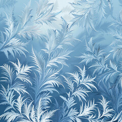 frost frame, frosty pattern on glass, background texture