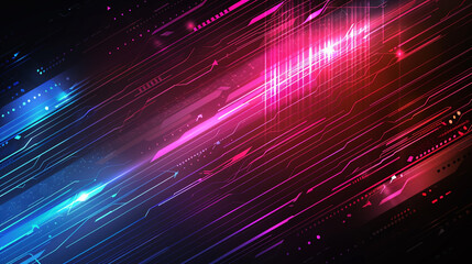 Red and black background with diagonal lines for copy space, abstract gradient wallpaper design presentation 