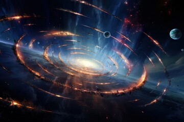 a wormhole space astronomy universe.