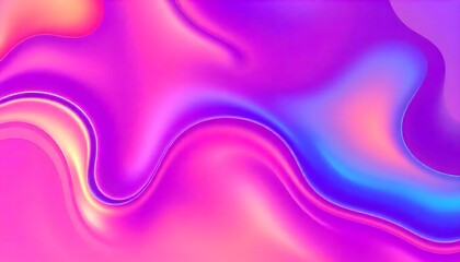 Fluid colors Abstract hologram gradient background 