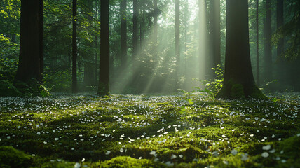 stream in the forest