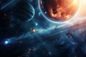 Beautiful Outer Space View