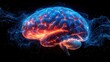 © Ирина Батюк - Radiant intelligence: glowing human brain, the spark of knowledge and the power of neural connections, the brains role as the center of consciousness and intellectual brilliance