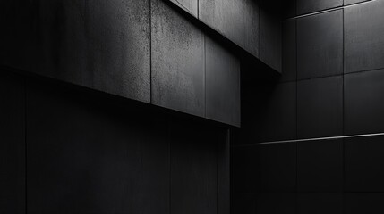 Wall Mural - Minimalist Black Background for Various Design Needs Generative AI