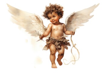 Canvas Print - Angel baby representation creativity.