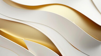 Wall Mural - White and gold graphic design, dark colors, modern and solid colors.