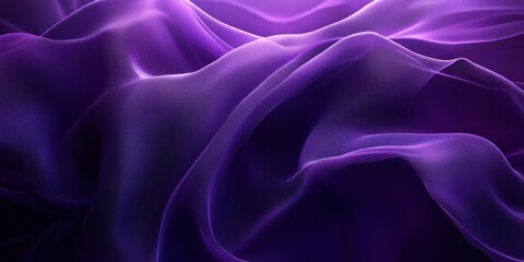 Abstract Purple Fabric with a Wavy Texture