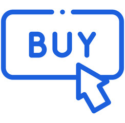 Poster - illustration of a icon buy buttons