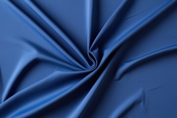 Soft Blue Fabric Background with Fine Creases and Textured Finish