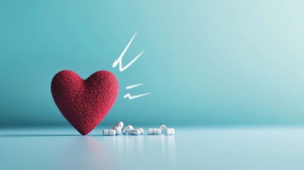 A close up of a heart monitor, displaying a healthy heart rate, representing well being.