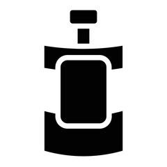 Poster - Oil Olive Bottle Glyph Icon