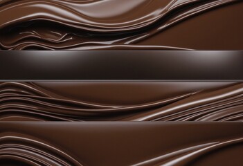 Wall Mural - chocolate illustration banner