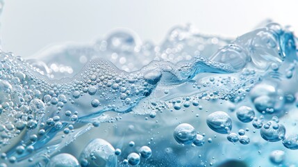 Aufkleber - Thick gel consistency with tiny air bubbles and smooth texture