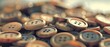 © Ai Studio - A multitude of antique buttons of varying sizes and shades are strewn together, creating a nostalgic mosaic of textures and muted colors.