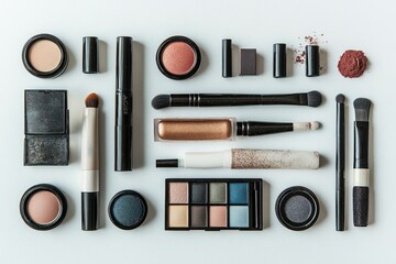 Flatlay of Makeup Products