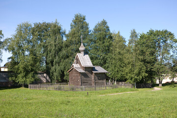 Wall Mural - Russia Vologda region Kirillo-Belozersky monastery view on a sunny summer day