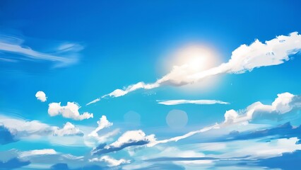 image of clear sky on day time for background usage.
