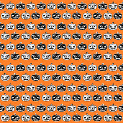 Pumpkin pattern background design for background, wallpaper, carpet, wrapping, fabric, textile fashion wearing.