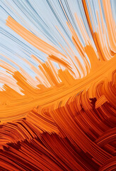 Wall Mural - abstract orange background