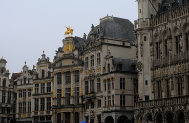 Grand place of Brussels in Belgium