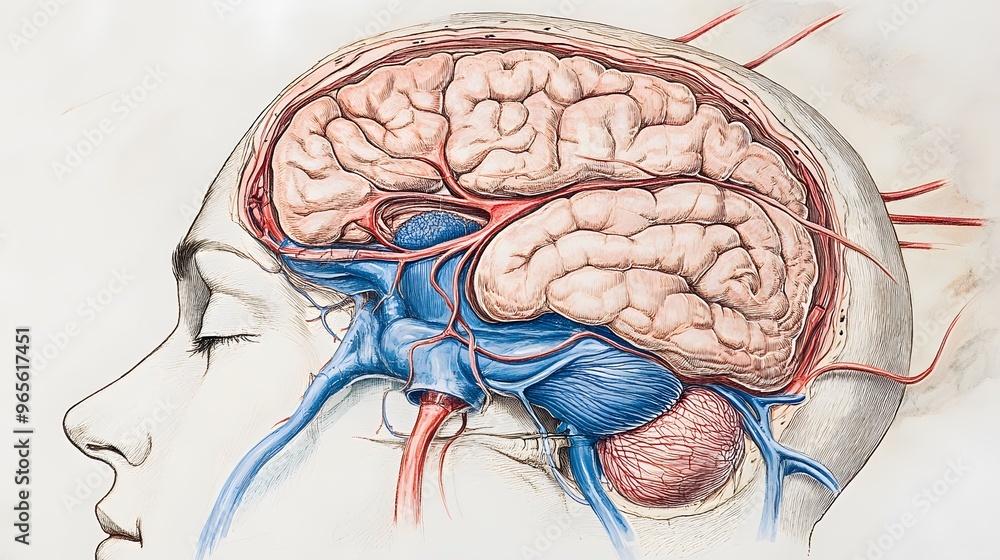 42. "Illustration of the human ventricles and cerebrospinal fluid ...