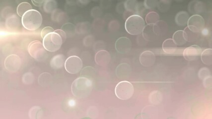 Wall Mural - animation of glowing light spots moving over grey background