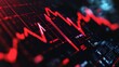 © Plaifah - A financial graph showing a declining trend, with red lines and downward arrows, symbolizing market downturn or economic challenges.